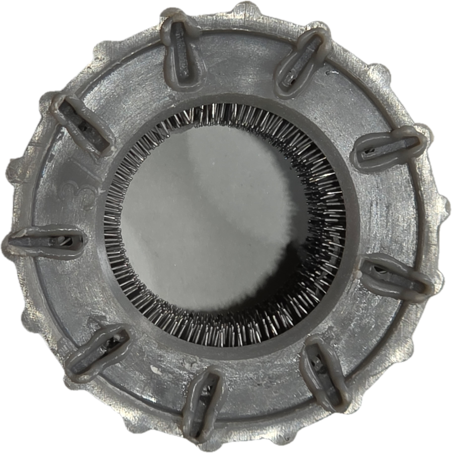 Male thread cleaning brush