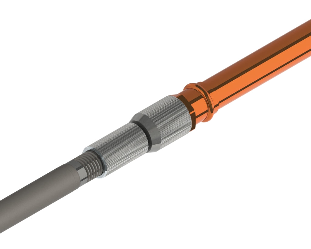 NPT Pull Connector. For PEX, Copper, PVC, GRC