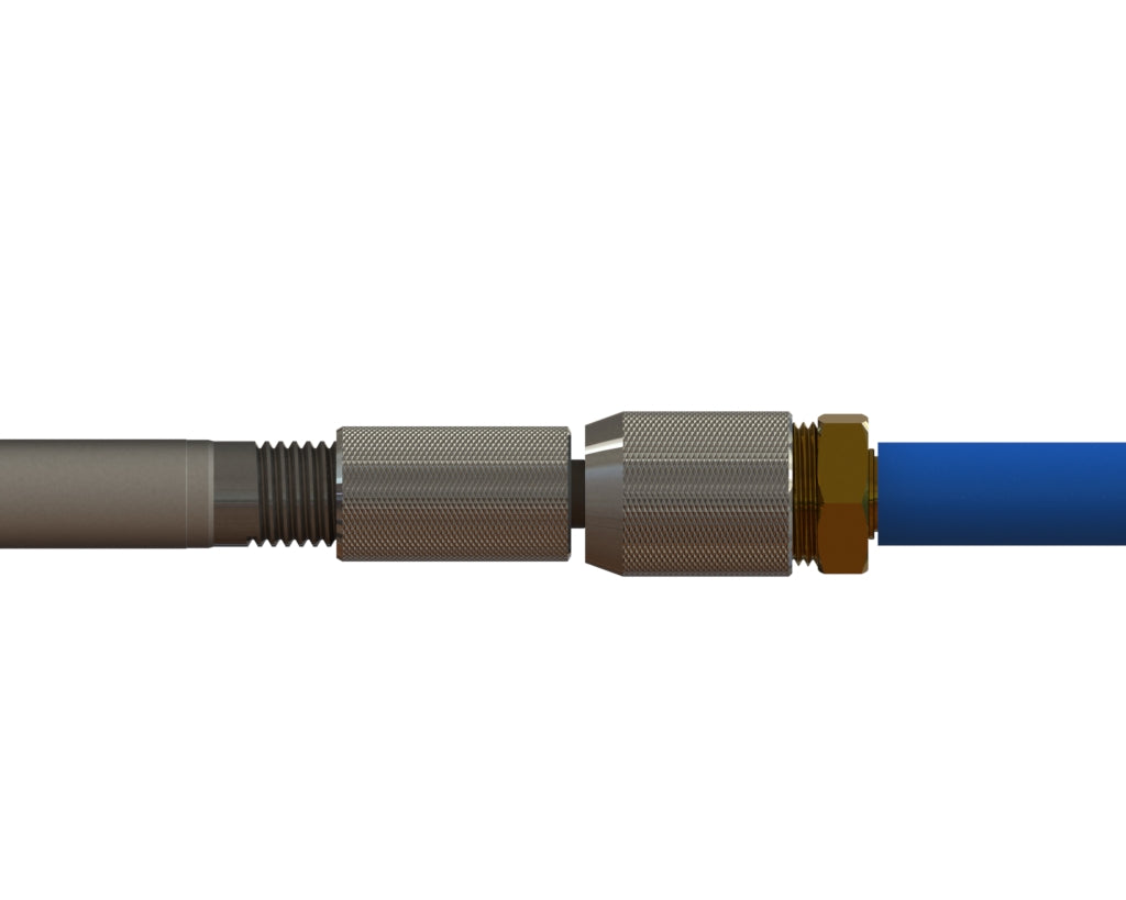 NPT Pull Connector. For PEX, Copper, PVC, GRC