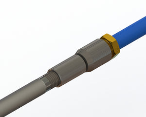 NPT Pull Connector. For PEX, Copper, PVC, GRC