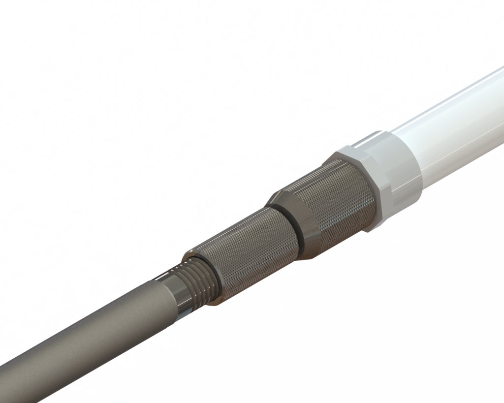 NPT Pull Connector. For PEX, Copper, PVC, GRC