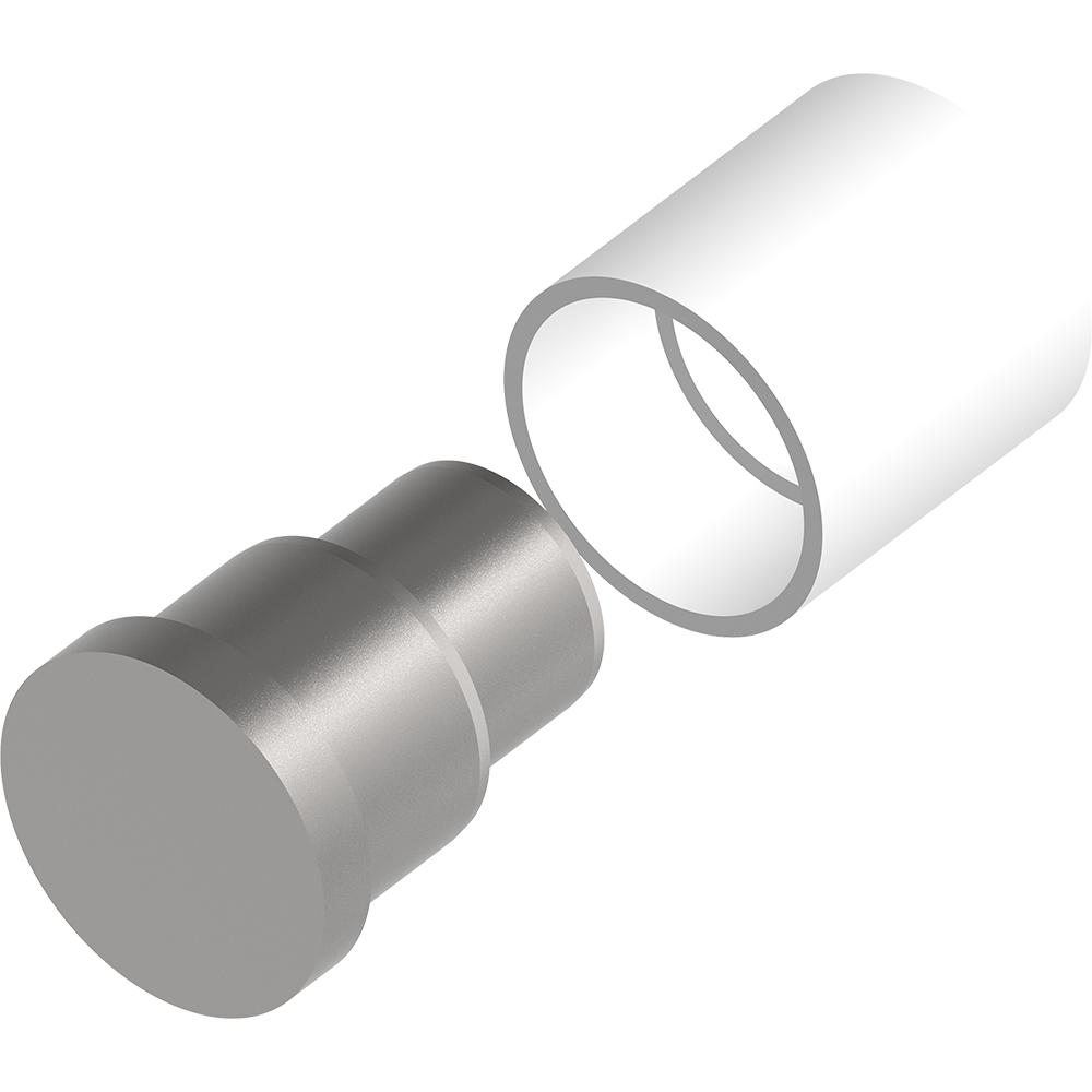 1-1/2"-2" PVC Push Cap